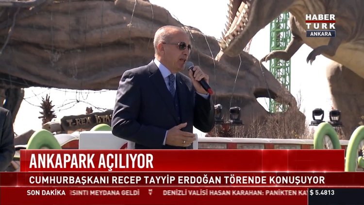 Ankapark açılıyor: Cumhurbaşkanı Recep Tayyip Törende konuşuyor
