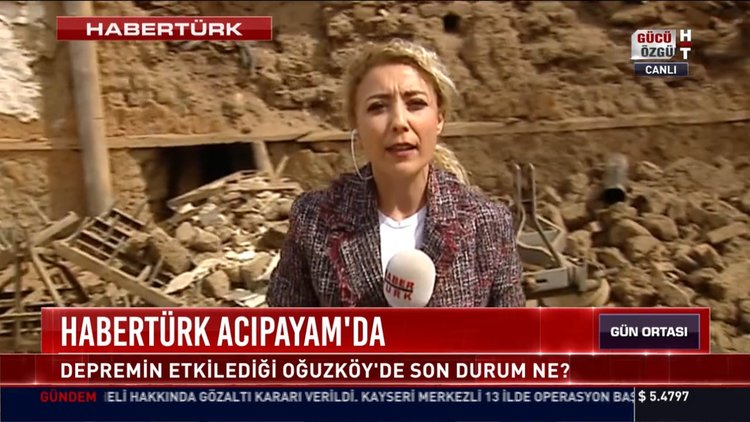 Habertürk Acıpayam'da: Depremin etkilendiği Oğuzköy'de son durum ne?