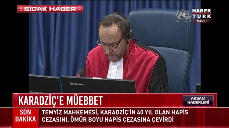 Karadziç'e müebbet hapis!