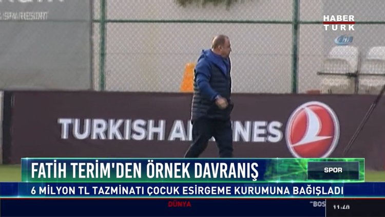 Fatih Terim'den örnek davranış: 6 milyon TL tazminatı çocuk esirgeme kurumuna bağışladı