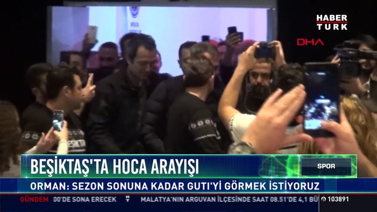 Beşiktaş'ta hoca arayışı: Orman: Sezon sonuna kadar Gutı'yi görmek istiyoruz