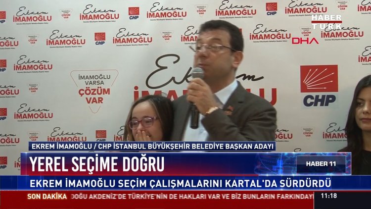 Yerel seçime doğru: Ekrem İmamoğlu seçim çalışmalarını Kartal'da sürdürdü