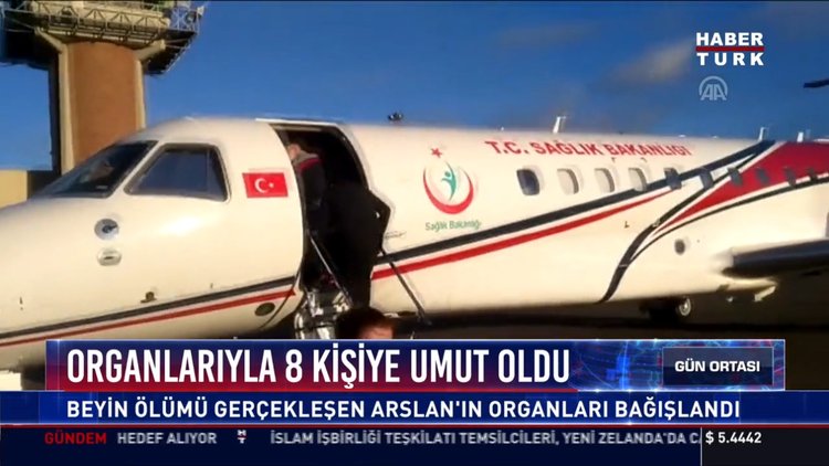 Organlarıyla 8 kişiye umut oldu: Beyin ölümü gerçekleşen Arslan'ın organları bağışlandı