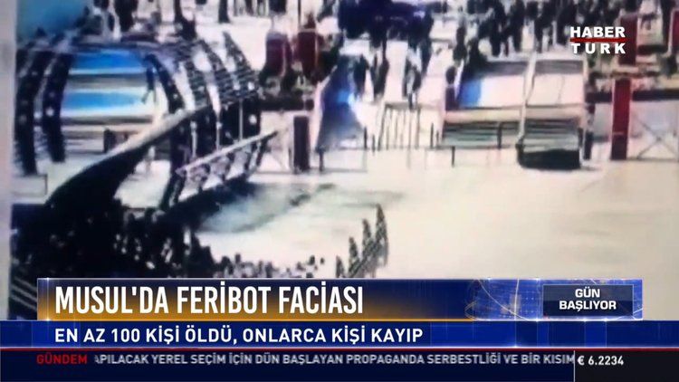 Musul'da feribot faciası: En az 100 kişi öldü, onlarca kişi kayıp