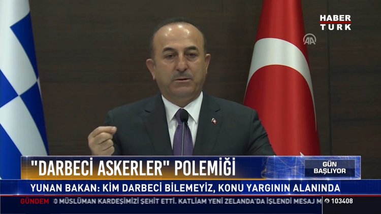 "Darbeci askerler" polemiği: Yunan Bakan: Kim darbeci bilemeyiz, konu yargının alanında