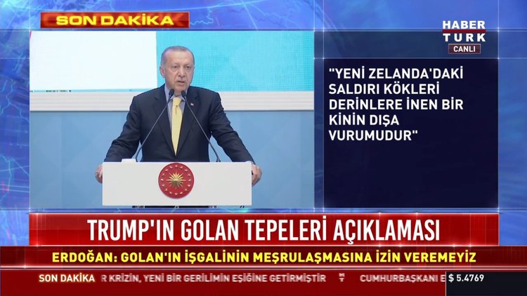 İİT, Yeni Zelanda için toplandı: Cumhurbaşkanı Recep Tayyip Erdoğan konuşuyor