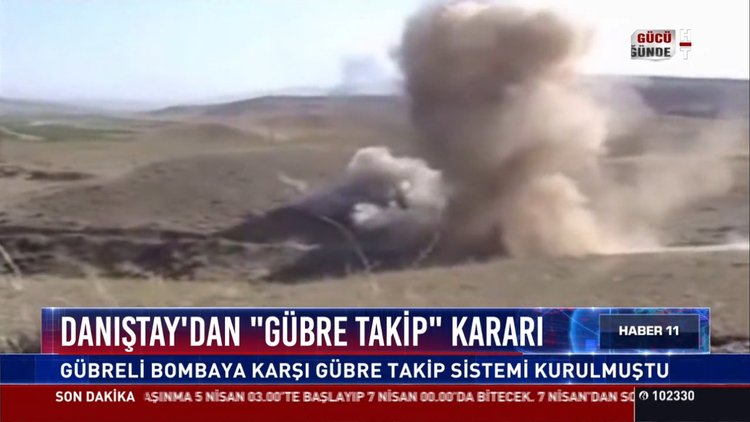 Danıştay'dan "gübre takip" kararı: Gübreli bombaya karşı gübre takip sistemi kurulmuştu