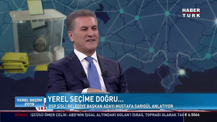 Yerel Seçim 2019 - 22 Mart 2019 (DSP Şişli Belediye Başkan Adayı Mustafa Sarıgül)