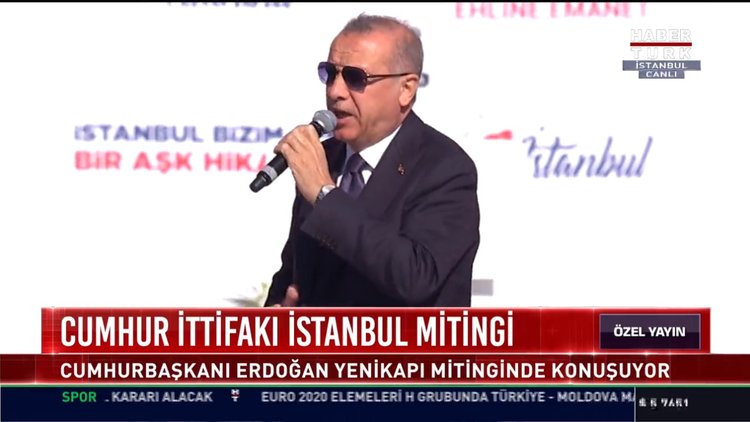 Cumhurbaşkanı Erdoğan Yenikapı mitinginde konuştu