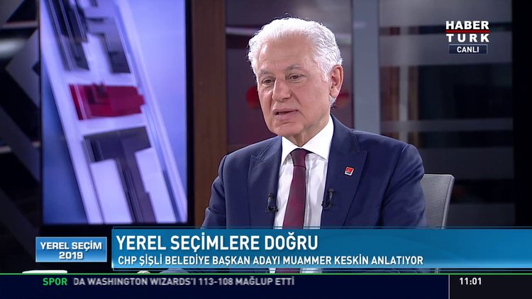 Yerel Seçim 2019 - 25 Mart 2019 (CHP Şişli Belediye Başkan Adayı Muammer Keskin)