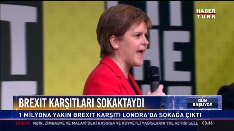 Brexıt karşıları sokaktaydı: 1 milyona yakın Brexit Londra'da sokağa çıktı