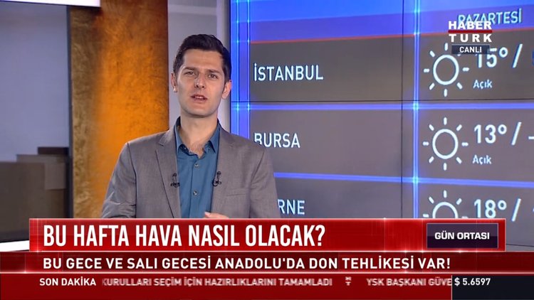 Bu hafta hava nasıl olacak?: Bu gece ve salı gecesi anadolu'da don tehlikesi var!