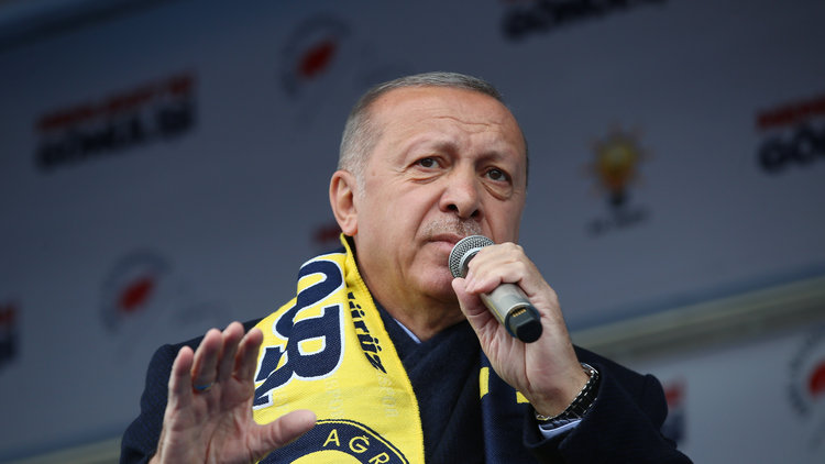 Yerel seçimlere doğru: Cumhurbaşkanı Erdoğan, Ağrı mitinginde konuştu