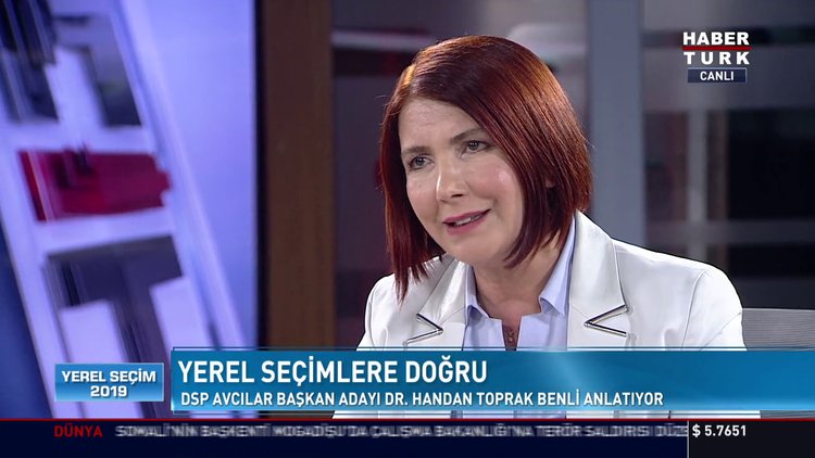 Yerel Seçim 2019 - 23 Mart 2019 (DSP Avcılar Belediye Başkan Adayı Dr. Handan Toprak Benli)