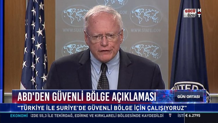 ABD'den güvenli bölge açıklaması: ''Türkiye ile Suriye'de güvenli bölge için çalışıyoruz''