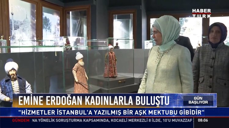 Emine Erdoğan kadınlarla buluştu: ''Hizmetler İstanbul'a yazılmış bir aşk mektubu gibidir''