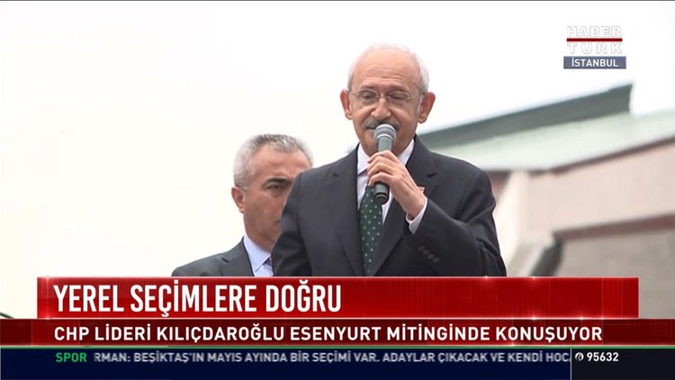 Yerel seçimlere doğru: CHP Lideri Kılıçdaroğlu Esenyurt mitinginde konuştu