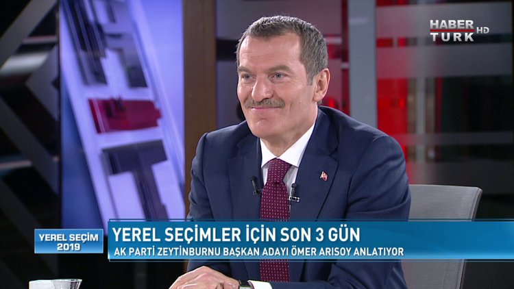 Yerel Seçim 2019 - 28 Mart 2019 (Cumhur İttifakı-AK Parti Zeytinburnu Belediye Başkan Adayı Ömer Arısoy)