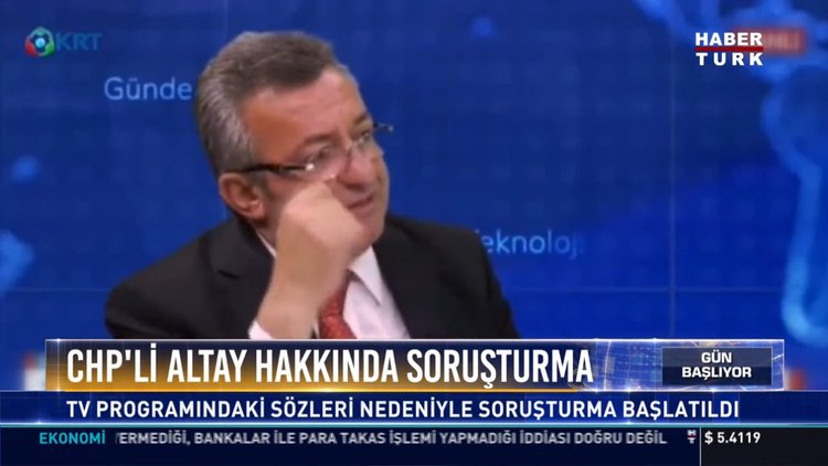 Chp'li Altay hakkında soruşturma: TV programındaki sözleri nedeniyle soruşturma başlatıldı