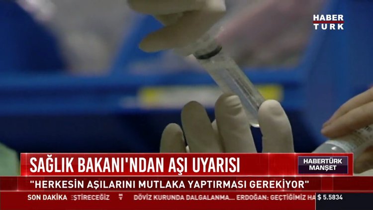 Sağlık Bakanı'ndan aşı uyarısı: "Herkesin aşılarını mutlaka yaptırması gerekiyor"