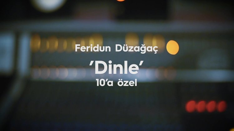 Feridun Düzağaç'tan HT Stüdyo'a özel 'Dinle'