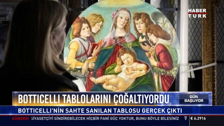Bottıcellı tablolarını çoğaltıyordu: Bottıcellı'nın sahte sanılan tablosu gerçek çıktı