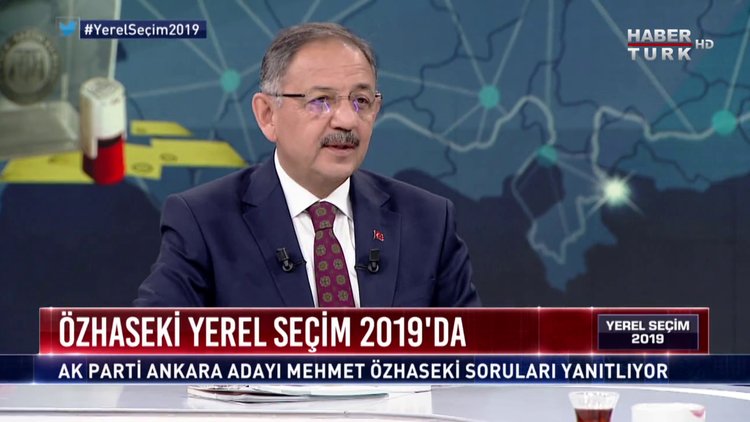 Yerel Seçim 2019 - 29 Mart 2019 (Cumhur İttifakı-AK Parti Ankara Büyükşehir Belediye Başkan Adayı Mehmet Özhaseki)