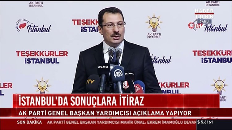 İstanbul'da sonuçlara itiraz: Ak Parti Genel Başkan yardımcısı açıklama yapıyor