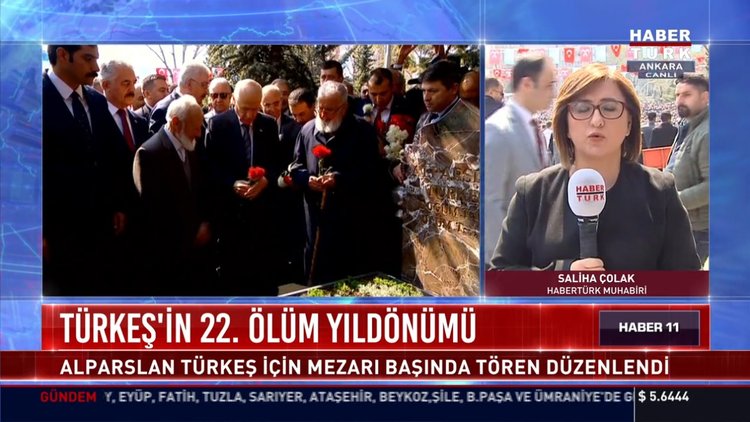 Türkeş'in 22. Ölüm yıldönümü: MHP lideri Devlet Bahçeli anma töreninde konuştu