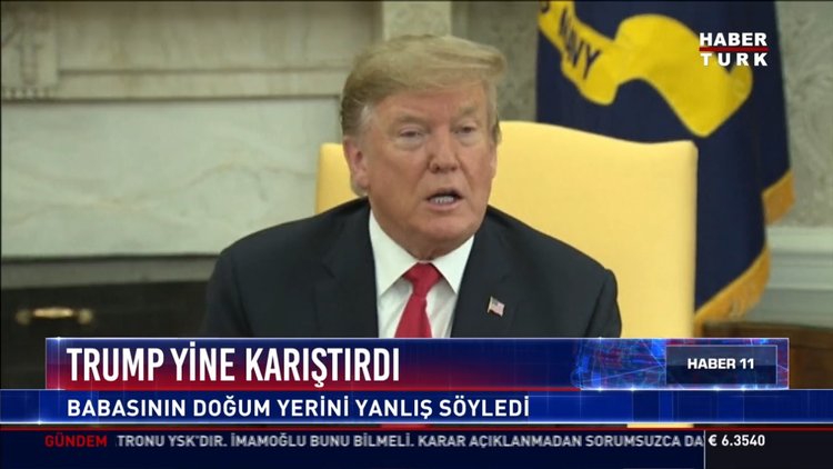 Trump yine karıştırdı: Babasının doğum yerini yanlış söyledi