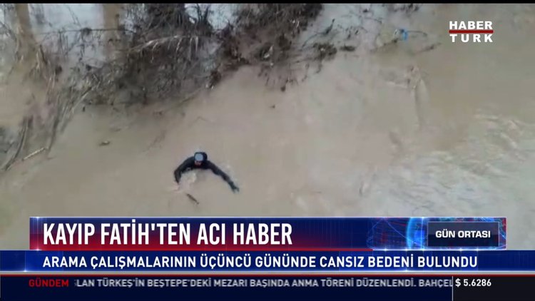 Kayıp Fatih'ten acı haber: Arama çalışmalarının üçüncü gününde cansız bedeni bulundu