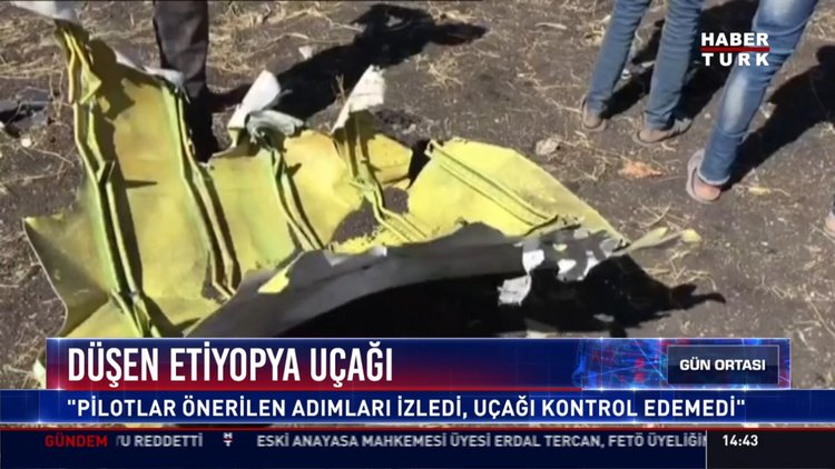 Düşen Etiyopya uçağı: "Pilotlar önerilen adımları izledi, uçağı kontrol edemedi"