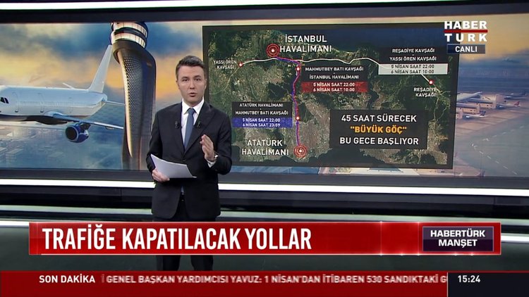 Trafiğe kapatılacak yollar