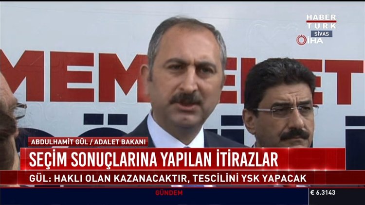 Seçim sonuçlarına yapılan itirazlar: Gül: Haklı olan kazanacaktır, tescilini YSK yapacak