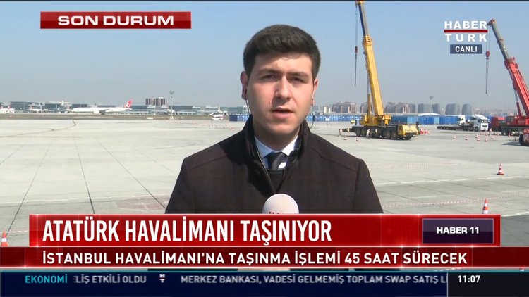 Atatürk Havalimanı taşınıyor: Taşınmanın %38'i bitti, saat 17'ye kadar taşınma yok