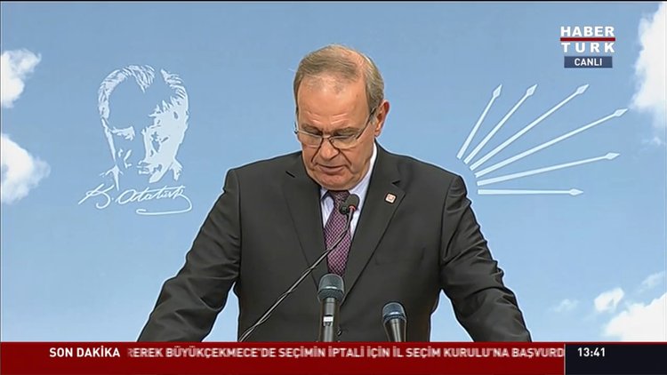CHP Genel Başkan Yardımcısı Faik Öztrak açıklamalarda bulundu