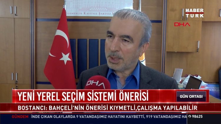Yeni yerel seçim sistemi önerisi: Bostancı: Bahçeli'nin önerisi kıymetli, çalışma yapılabilir