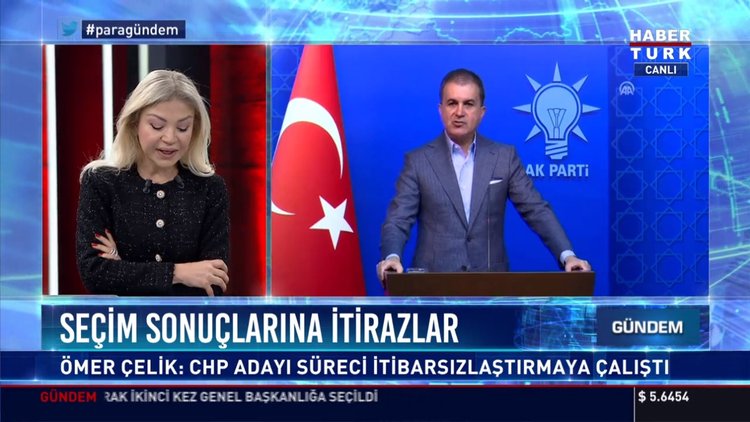 Seçim sonuçlarina itirazlar: Ömer Çelik: CHP adayı süreci itibarsızlaştırmaya çalıştı