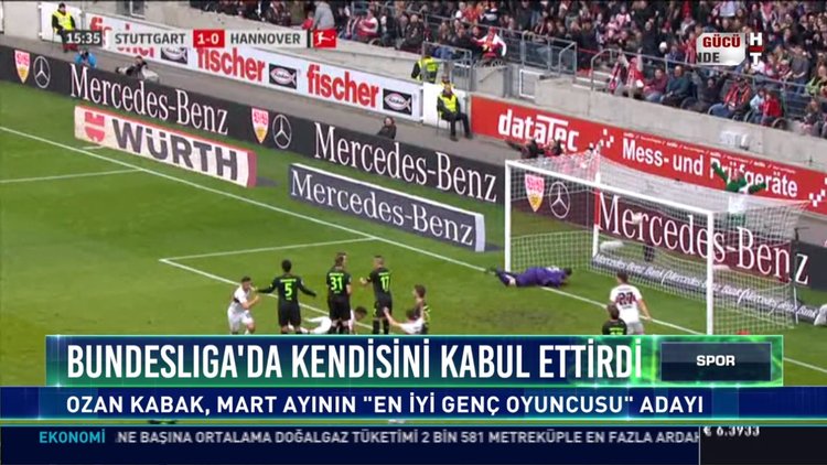 Bundeslıga'da kendisini kabul ettirdi: Ozan Kabak, Mart ayının "En iyi genç oyuncusu" adayı