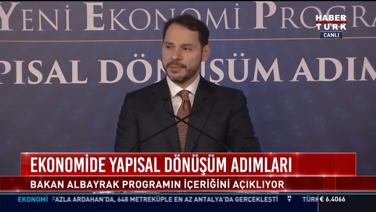 Ekonomide Yapısal Dönüşüm Adımları: Bakan Albayrak programın içeriğini açıklıyor