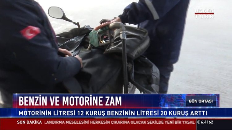 Benzin ve Motorine zam: Motorinin litresi 12 kuruş benzinin litresi 20 kuruş arttı
