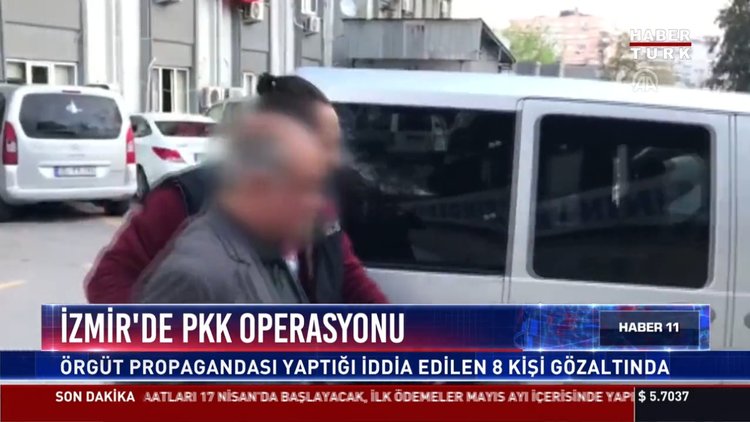 İzmir'de PKK operasyonu: Örgüt propagandası yaptığı iddia edilen 8 kişi gözaltında