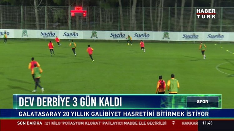 Dev derbiye 3 gün kaldı: Galatasaray 20 yıllık galibiyet hasretini bitirmek istiyor