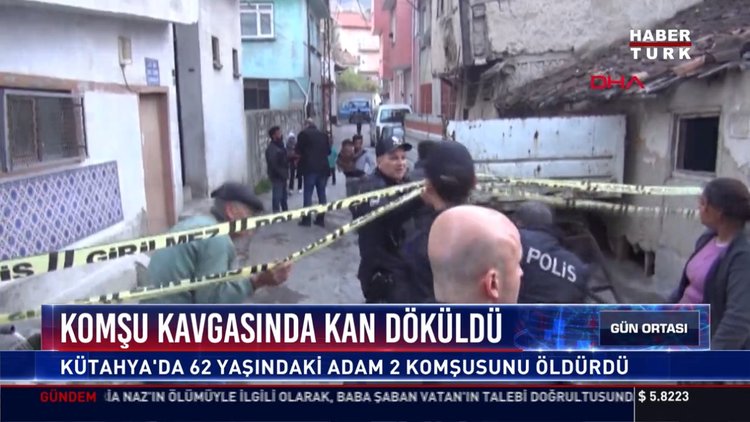 Komşu kavgasında kan döküldü: Kütahya'da 62 yaşındaki adam 2 komşusunu öldürdü