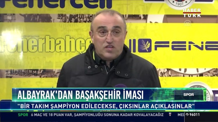 Albayrak'dan Başakşehir iması: ''Bİr takım şampiyon edilecekse, çıksınlar açıklasınlar''