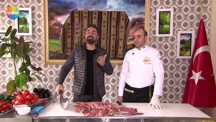 Patlıcanlı, Soğanlı ve Domatesli Antep Kebapları (Gaziantep)