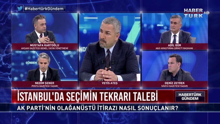 Habertürk Gündem - 16 Nisan 2019 (AK Parti&#039;nin olağanüstü itirazı nasıl sonuçlanır?)