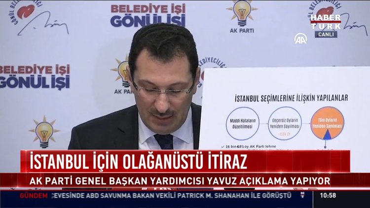 İstanbul için olağanüstü itiraz: Ak Parti Genel Başkan Yardımcısı Yavuz açıklama yapıyor