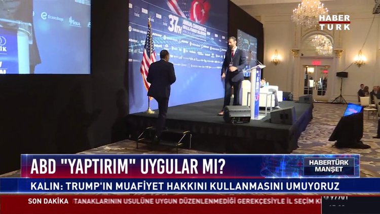 ABD "yaptırım" uygular mı?: Kalın: Trump'ın muafiyet hakkını kullanmasını umuyoruz
