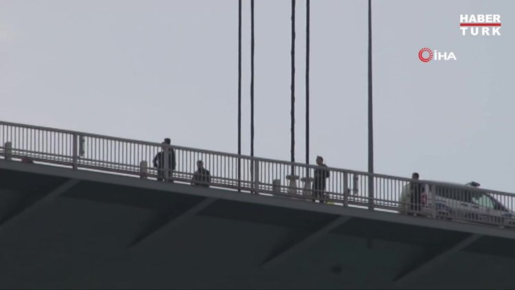 Fatih Sultan Mehmet Köprüsü'nde intihar girişimi!